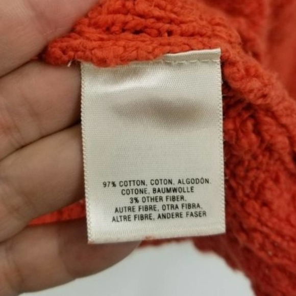 Anthropologie Yellow Bird Chunky Cable Knit Scoop Neck Cozy Sweater Size Small - Picture 5 of 8